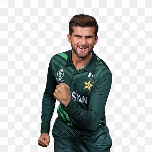 Shaheen Afridi Pakistani cricketer free HD PNG Image